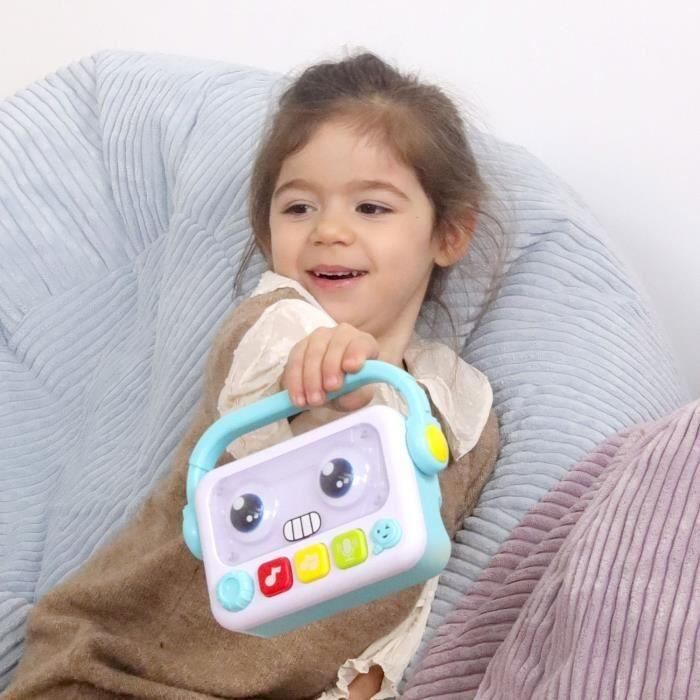 Walkman Musical y Luminoso - JADE - 17 cm - Música, Grabación y Deformación de Voz - A partir de 18 Meses 1 Walkman Musical y Luminoso - JADE - 17 cm - Música, Grabación y Deformación de Voz - A partir de 18 Meses 1