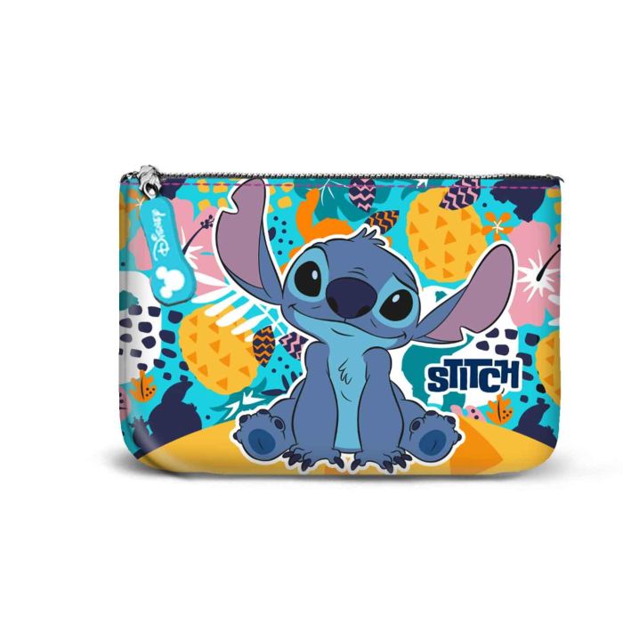 Monedero Cuadrado Pequeño Colors Disney Lilo y Stitch Turquesa