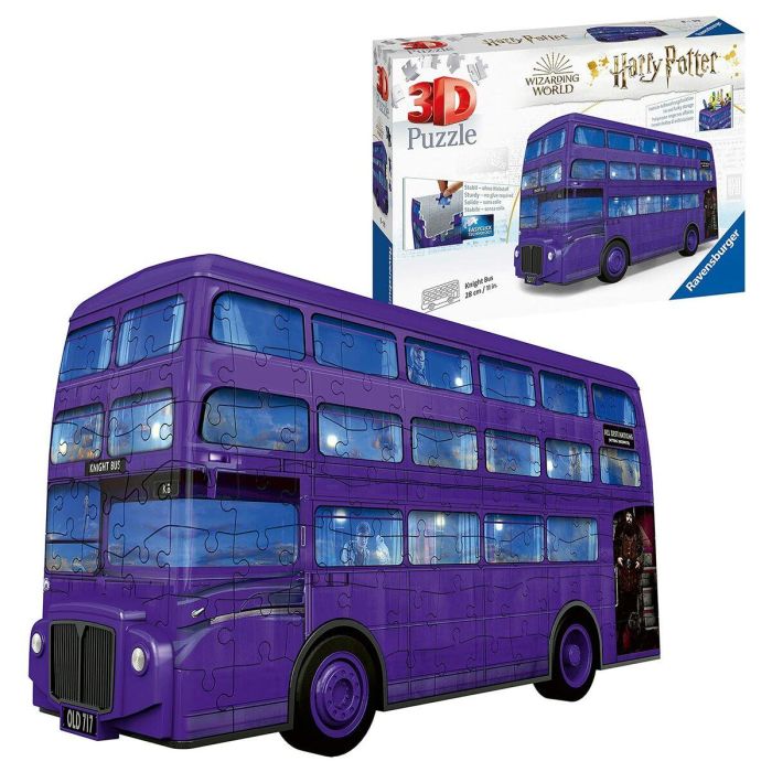 RAVENSBURGER - Harry Potter 3D Puzzle Magicobus 216 piezas 12