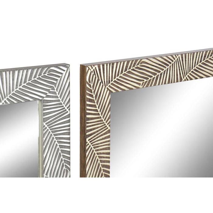 Espejo de pared DKD Home Decor Tropical Hoja de planta 70 x 2 x 97 cm (4 Unidades) 1 Espejo de pared DKD Home Decor Tropical Hoja de planta 70 x 2 x 97 cm (4 Unidades) 1