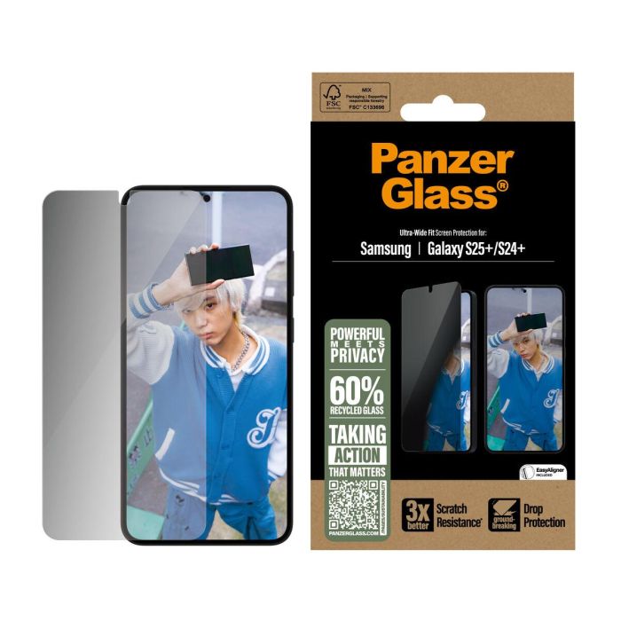 Protector de Pantalla PanzerGlass Samsung S25+-S24+ 1 Protector de Pantalla PanzerGlass Samsung S25+-S24+ 1