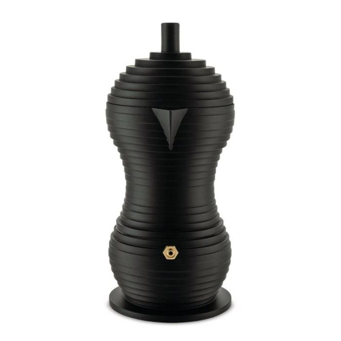 Alessi MDL02/3 BB Pulcina Cafetera Negra 3 Tazas Diseño Michele de Lucchi 2 Alessi MDL02/3 BB Pulcina Cafetera Negra 3 Tazas Diseño Michele de Lucchi 2