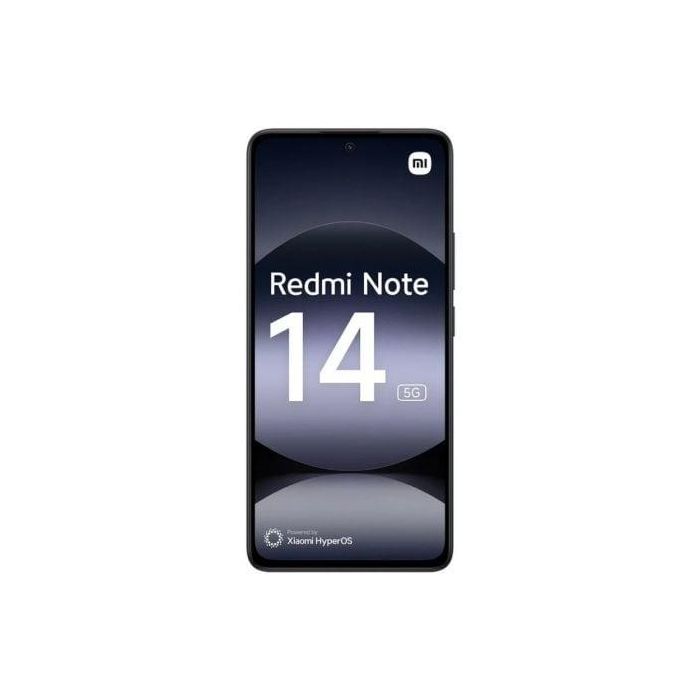 Xiaomi Redmi Note 14 Smartphone 128GB 6GB RAM, Pantalla AMOLED 6.67" 120Hz, Cámara 108MP, 5G, Dimensity 7025-Ultra, IP64, Negro 1 Xiaomi Redmi Note 14 Smartphone 128GB 6GB RAM, Pantalla AMOLED 6.67" 120Hz, Cámara 108MP, 5G, Dimensity 7025-Ultra, IP64, Negro 1