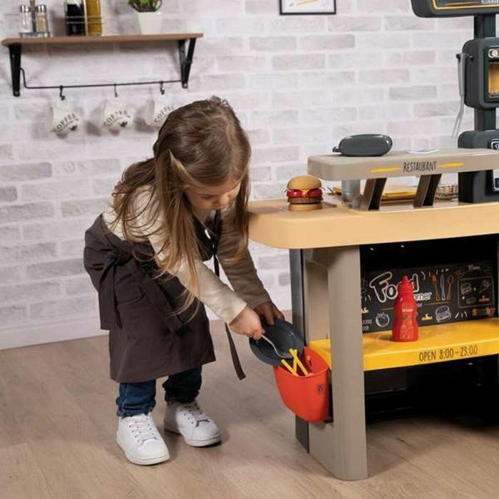 Smoby Food Corner Restaurant - Cocina de Imitación Infantil con Lector CB, 29 Accesorios y Área de Juegos 360º 2 Smoby Food Corner Restaurant - Cocina de Imitación Infantil con Lector CB, 29 Accesorios y Área de Juegos 360º 2