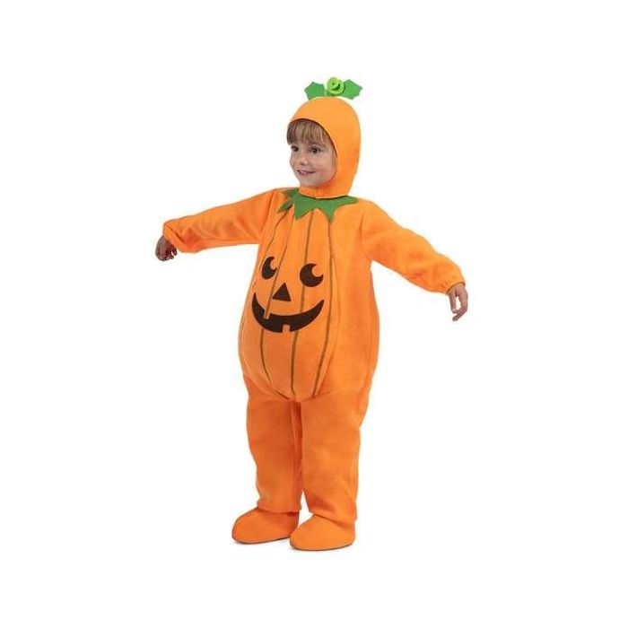 Disfraz pequeña calabaza gorro, mono con barriguita rellena y patucos talla 3-4 y 2 Disfraz pequeña calabaza gorro, mono con barriguita rellena y patucos talla 3-4 y 2