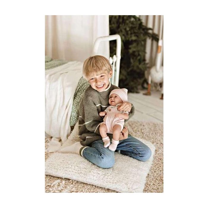 Muñecas Arias Muñeca Zoe Elegance 42 cm Rosa con Cojín (Cuerpo Vinilo, Niña) 2 Muñecas Arias Muñeca Zoe Elegance 42 cm Rosa con Cojín (Cuerpo Vinilo, Niña) 2