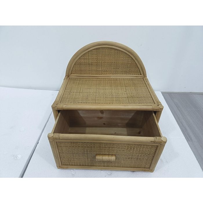 Mesita De Noche Tropical DKD Home Decor Marron Claro 30 x 45 x 47 cm (2 Unidades) 2 Mesita De Noche Tropical DKD Home Decor Marron Claro 30 x 45 x 47 cm (2 Unidades) 2
