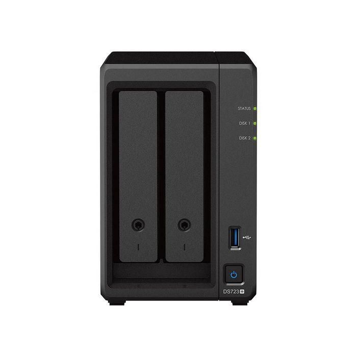 Synology DiskStation DS723+ servidor de almacenamiento NAS Torre Ryzen Embedded R1600 2 GB DDR4 DiskStation Manager Negro 1 Synology DiskStation DS723+ servidor de almacenamiento NAS Torre Ryzen Embedded R1600 2 GB DDR4 DiskStation Manager Negro 1