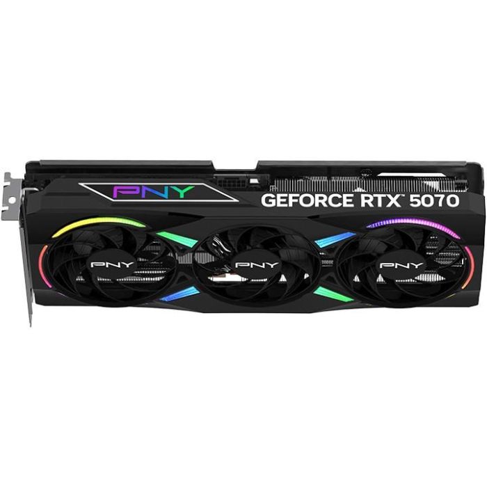 PNY GeForce RTX 5070 EPIC-X RGB OC 12GB GDDR7 Triple Fan ARGB OC 3