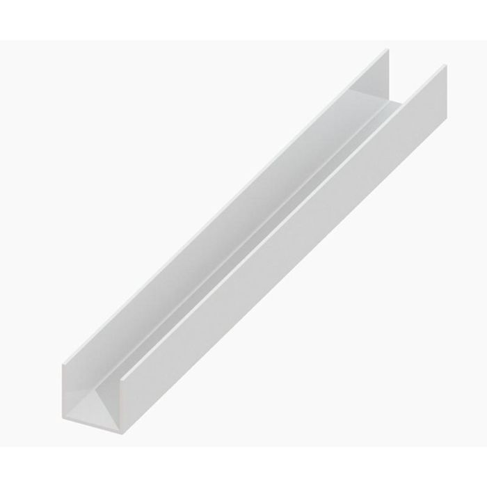 Perfil Horizontal ''U'' Espesor 16 Lac.Blanco 2,5M Lacado Blanco. Herrajes Fab.Nacional Perfil Horizontal ''U'' Espesor 16 Lac.Blanco 2,5M Lacado Blanco. Herrajes Fab.Nacional