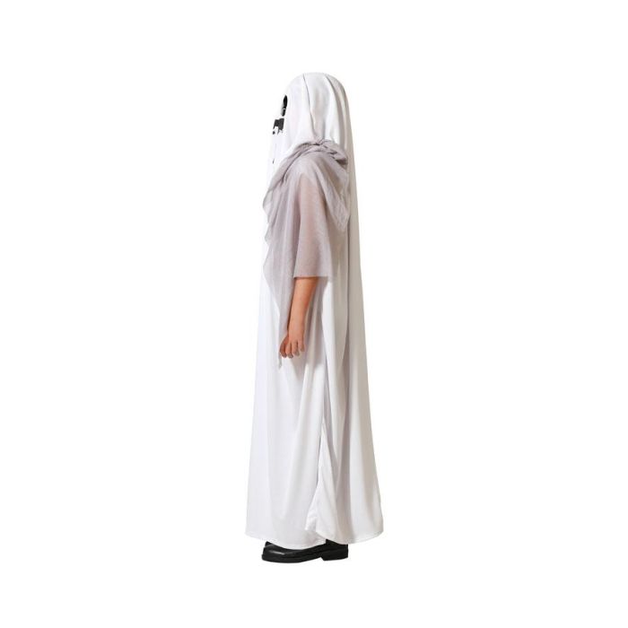 Disfraz Fantasma Blanco Con Capucha Niño 10-12 Años 1 Disfraz Fantasma Blanco Con Capucha Niño 10-12 Años 1