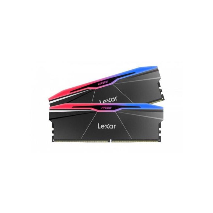 Lexar LD5U16G60C26BR-RGD Memoria RAM Ares 2.0 DDR5 6000MHz CL26 32GB (2x16GB) con Disipador y RGB Negro