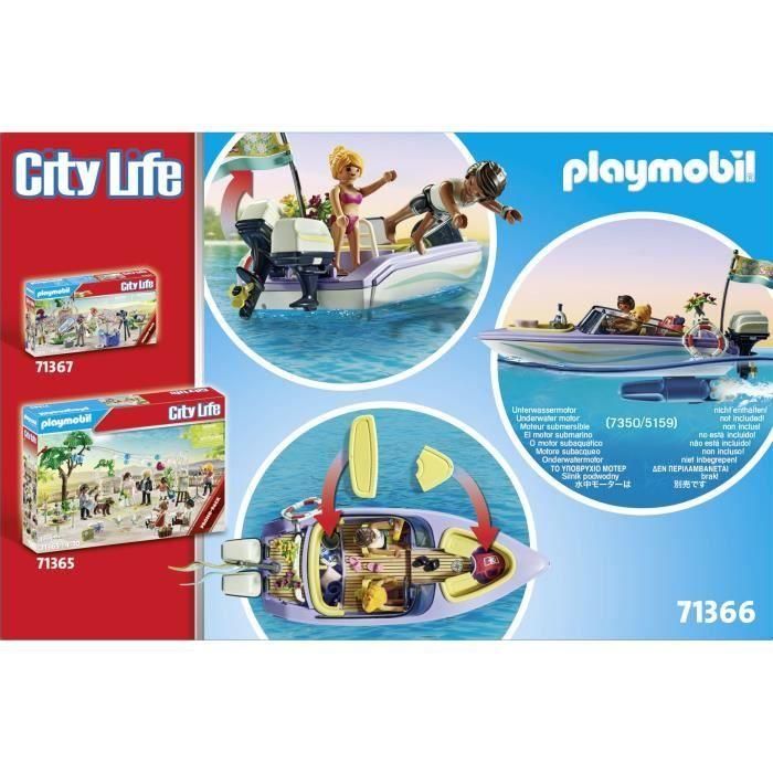 Paseo Lancha En La Luna De Miel City Life 71366 Playmobil 5