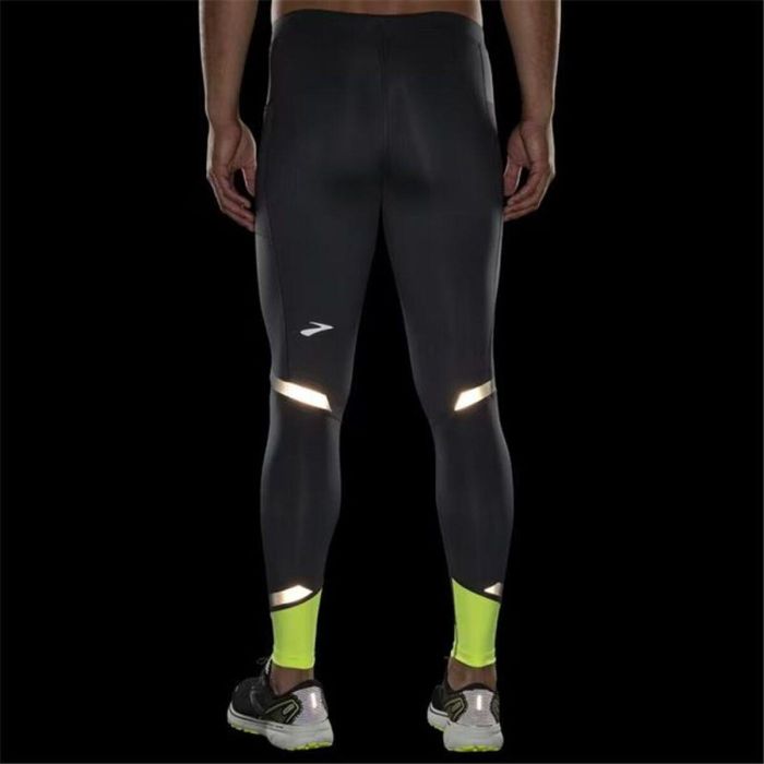 Mallas Deportivas de Hombre Brooks Run Visible Negro (S)