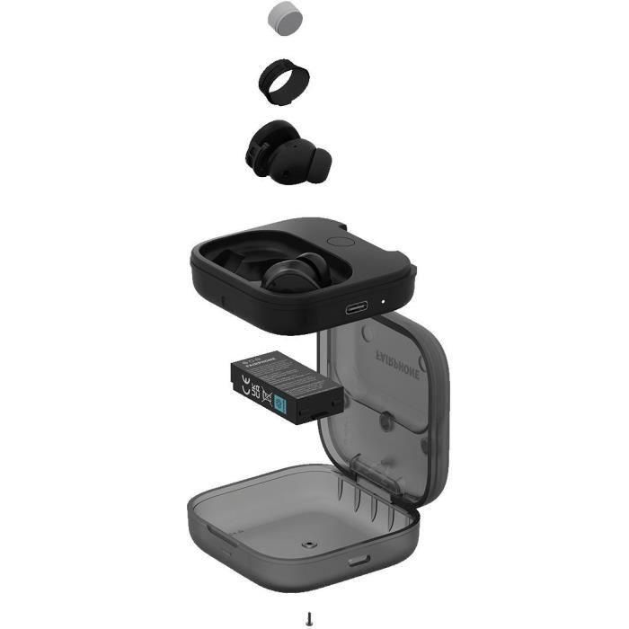 Auriculares inalámbricos Bluetooth - FAIRPHONE - Fairbuds True Wireless Earbuds - Sonido premium - Diseñados para durar - Negro 1 Auriculares inalámbricos Bluetooth - FAIRPHONE - Fairbuds True Wireless Earbuds - Sonido premium - Diseñados para durar - Negro 1