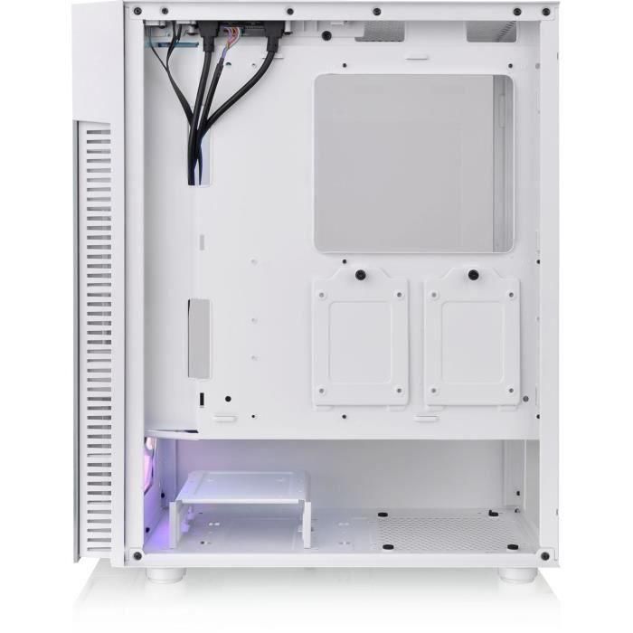 Caja de PC - THERMALTAKE - View 200 TG ARGB Snow (Blanco) - Torre media - Formato ATX 3