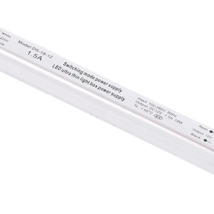 Transformador LED 18W 12V DC Ultrafino para Iluminación LED Regulada 110-220V AC IP20 [CP-18-12_220 IP21] 3