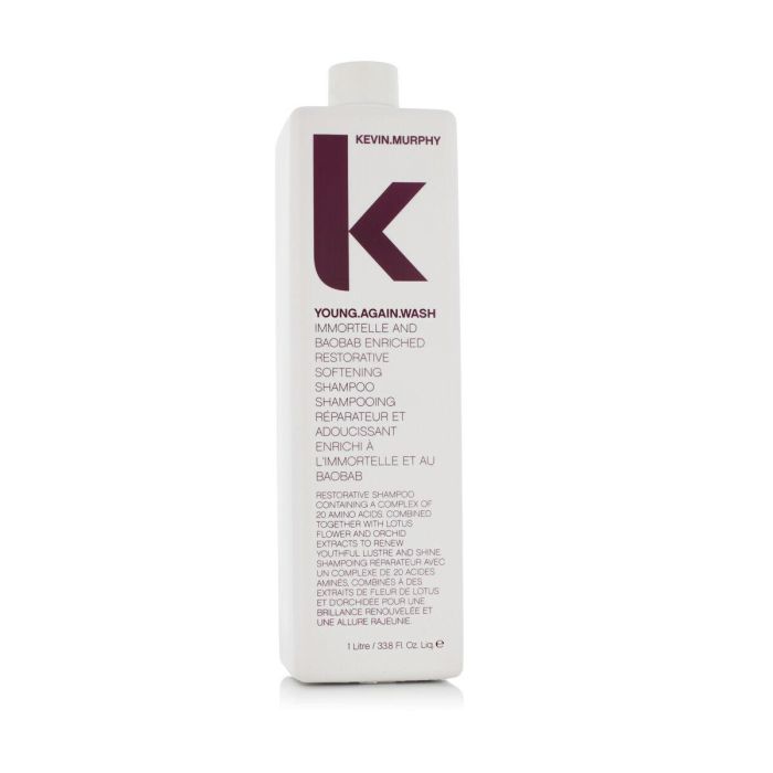 Kevin Murphy YOUNG AGAIN WASH Champú Restaurador Antienvejecimiento y Brillo con Baobab para Cabello Seco Dañado 1000 ml 0 Kevin Murphy YOUNG AGAIN WASH Champú Restaurador Antienvejecimiento y Brillo con Baobab para Cabello Seco Dañado 1000 ml 0