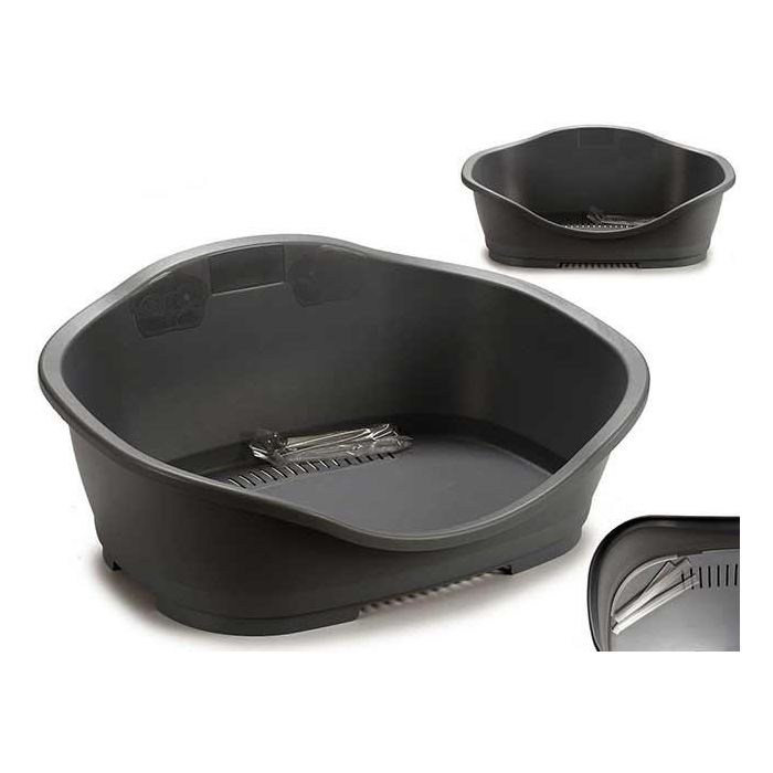 Cama para Mascotas Stefanplast Mediana Gris 68x49x27.5 cm (6 Unidades) Cama para Mascotas Stefanplast Mediana Gris 68x49x27.5 cm (6 Unidades)