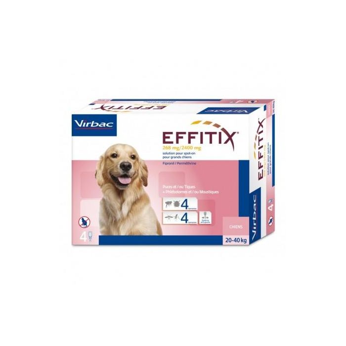 Virbac Effitix Perro L 20-40 kg 4 Pipetas