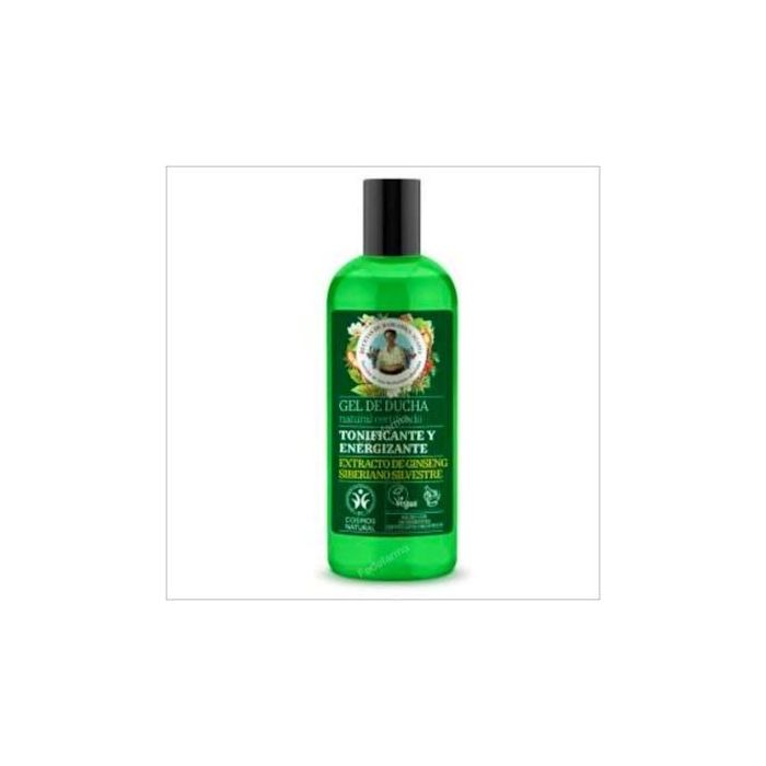 Green Agafia Ginseng siberiano gel de baño tonificante natural 260 ml