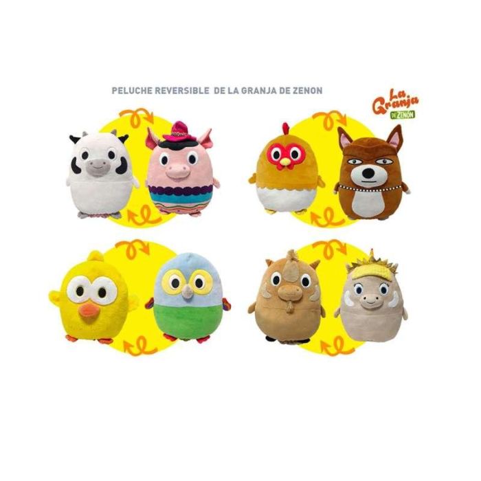 Peluche reversible de la granja de zenon 25 cm. - modelos surtidos 1 Peluche reversible de la granja de zenon 25 cm. - modelos surtidos 1