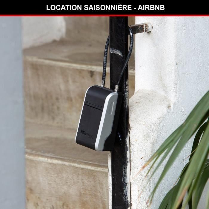 MASTER LOCK - Caja de llaves exterior con asa - Nuevo diseño - Gran Capacidad - Alta Seguridad - 19,6 x 7,6 x 5,6 cm 1 MASTER LOCK - Caja de llaves exterior con asa - Nuevo diseño - Gran Capacidad - Alta Seguridad - 19,6 x 7,6 x 5,6 cm 1