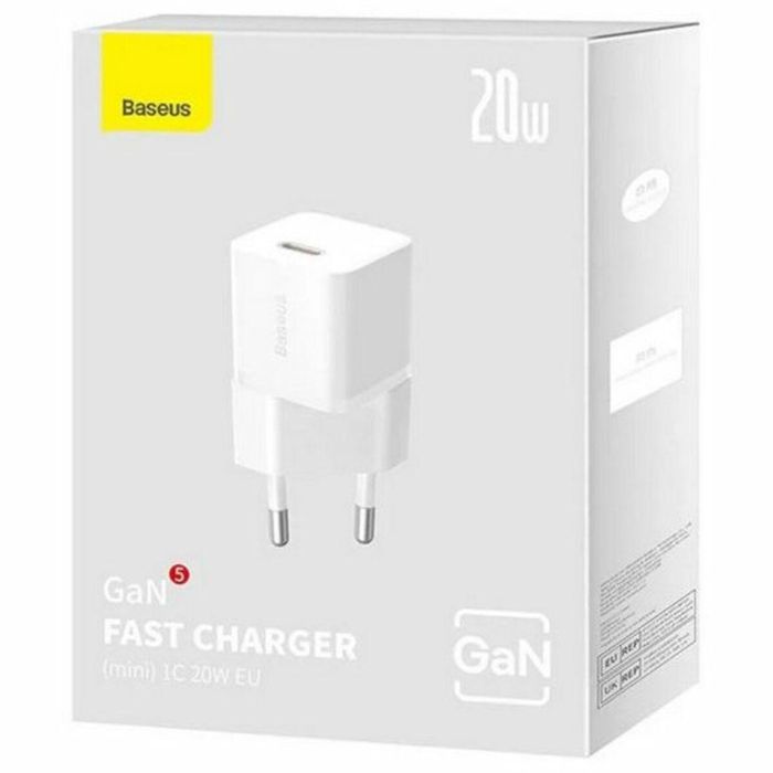 Cargador de Pared Baseus Blanco 1 Cargador de Pared Baseus Blanco 1