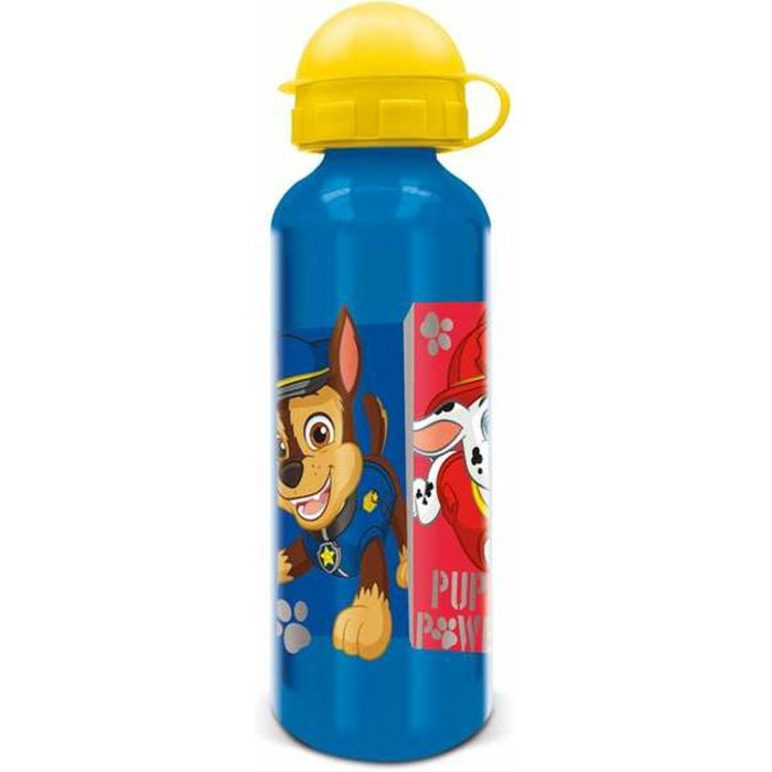 Botella de aluminio alta paw patrol pup power 530 ml