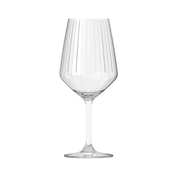 Set de copas de vino Inde Carre optics ø 9,8 x 22,2 cm 650 ml 6 Piezas 1