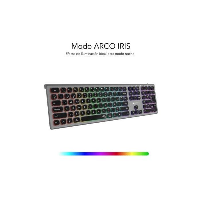Teclado Inalámbrico Subblim Master/ Gris y Negro 4 Teclado Inalámbrico Subblim Master/ Gris y Negro 4