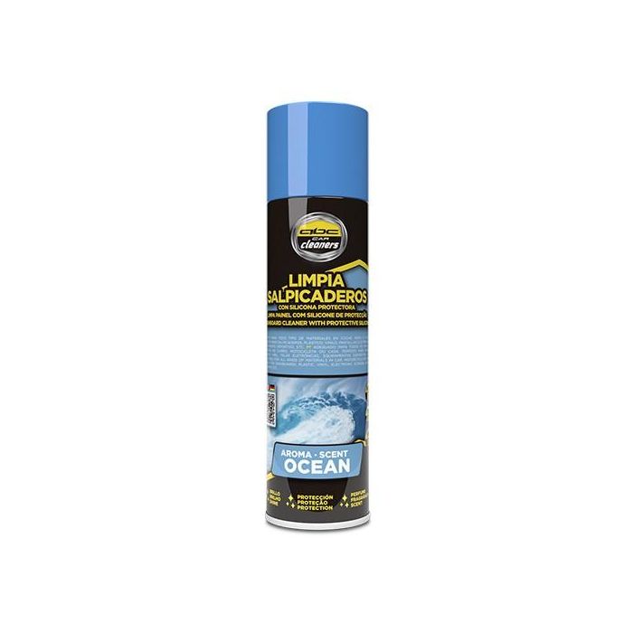 ABC CAR CLEANERS MOT60004 Spray Limpiador Salpicaderos con Silicona Protectora, 250 ml, Aroma Ocean, para Coche y Hogar ABC CAR CLEANERS MOT60004 Spray Limpiador Salpicaderos con Silicona Protectora, 250 ml, Aroma Ocean, para Coche y Hogar
