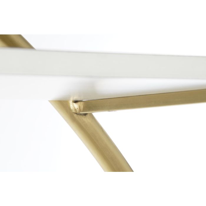 DKD Home Decor Estantería Oriental con 4 Estantes y 2 Cajones, Madera de Álamo y Metal Blanco Dorado, 160x180x35 cm 5 DKD Home Decor Estantería Oriental con 4 Estantes y 2 Cajones, Madera de Álamo y Metal Blanco Dorado, 160x180x35 cm 5
