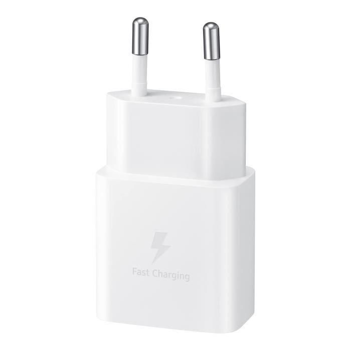 Samsung EP-T1510XWEGEU Cargador de Pared 15W USB-C Blanco + Cable USB-C a USB-C 1m Blanco 1