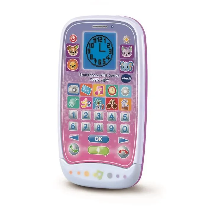 Vtech VT80529255 Smartphone P'Tit Genius Magic Rosa Claro - Idioma francés 0 Vtech VT80529255 Smartphone P'Tit Genius Magic Rosa Claro - Idioma francés 0