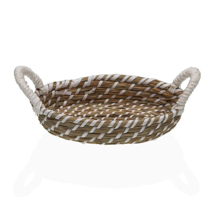 Cesta Blanca Versa 26 cm - Jacinto de agua, Textil - 35x19x9 cm (4 Unidades) Cesta Blanca Versa 26 cm - Jacinto de agua, Textil - 35x19x9 cm (4 Unidades)