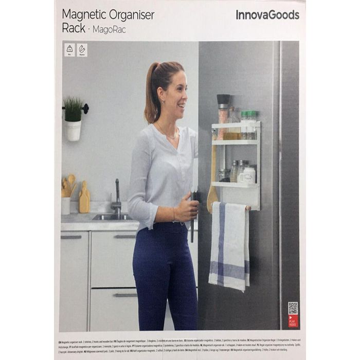 Estante Organizador Magnético MagoRac InnovaGoods 1 Estante Organizador Magnético MagoRac InnovaGoods 1