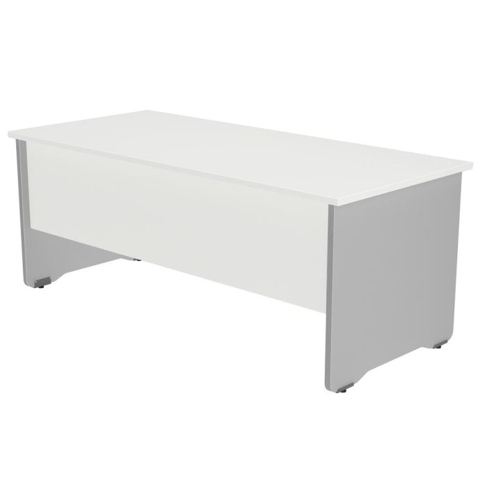 Mesa Oficina Rocada Serie Work 180x80 cm Acabado An04 gris-Blanco 1
