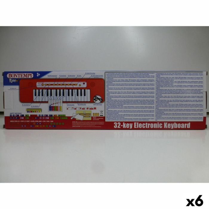 Teclado Bontempi 47 x 3,5 x 13 cm (6 Unidades) 11 Teclado Bontempi 47 x 3,5 x 13 cm (6 Unidades) 11