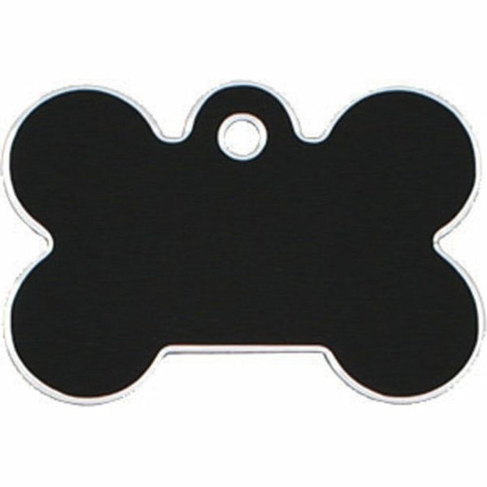 Placa identificativa para collar Imarc Bone Negro 1 Placa identificativa para collar Imarc Bone Negro 1