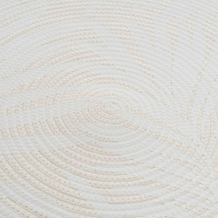 Alfombra Blanco Beige 90 x 90 x 0,5 cm 2