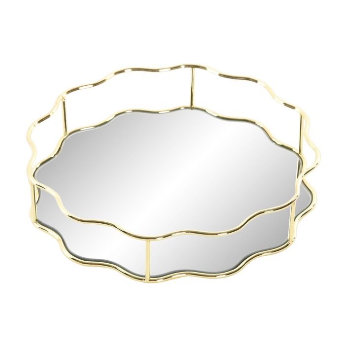 Bandeja Glam DKD Home Decor Dorado 25 x 5 x 25 cm 0 Bandeja Glam DKD Home Decor Dorado 25 x 5 x 25 cm 0