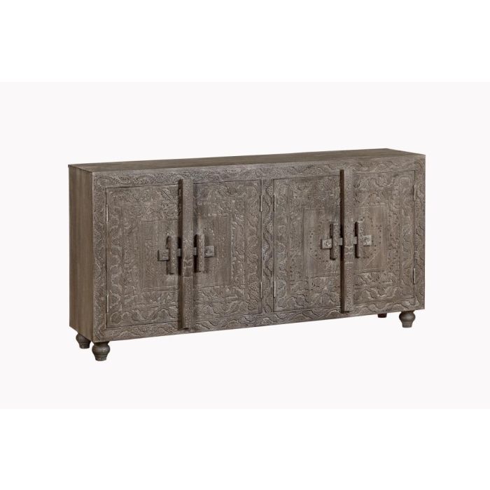 Buffet Indio DKD Home Decor Gris 40 x 90 x 175.5 cm