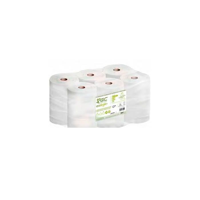 Gc Ecologic+ Papel Higiénico Industrial Reciclado 2 Capas Ø170 mm 124Mt Pack 18 Rollos Gc Ecologic+ Papel Higiénico Industrial Reciclado 2 Capas Ø170 mm 124Mt Pack 18 Rollos