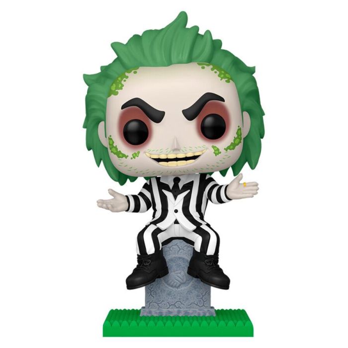 Funko Pop Beetlejuice On Tombstone - Figura de Vinilo de 9 cm 1