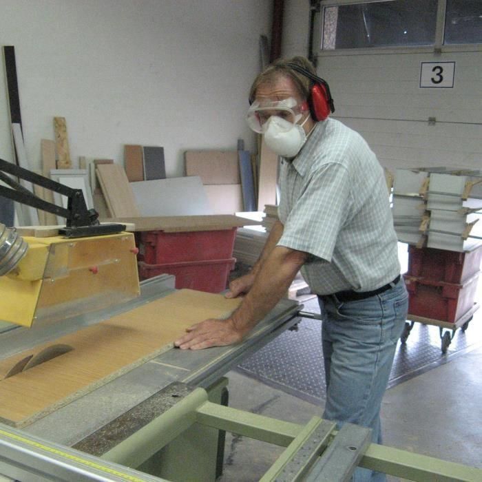 Connex 4555100 Set de protección 3 piezas: Cascos antirruido SNR 29dB, Gafas de seguridad ventiladas, Mascarilla FFP1 sin válvula 1