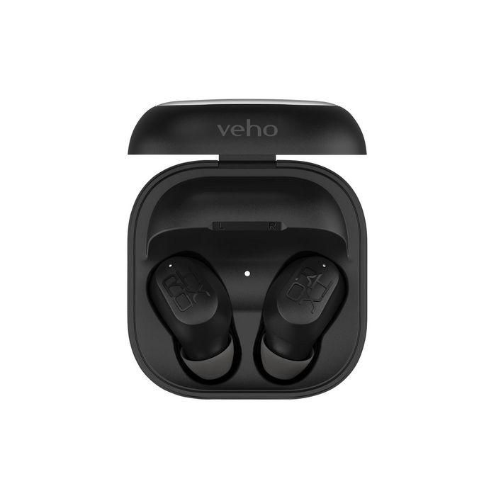 Veho The RHOX LX true wireless earphones are compact yet have an immersive sound experience. The high performance battery life means the RHOX LX are perfect for all indoor & outdoor environments. Complete with a travel case that charges the RHOX LX earpho Veho The RHOX LX true wireless earphones are compact yet have an immersive sound experience. The high performance battery life means the RHOX LX are perfect for all indoor & outdoor environments. Complete with a travel case that charges the RHOX LX earpho