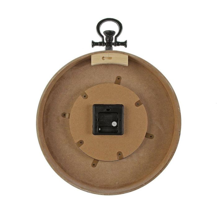 Reloj de Pared Madera Hojas Versa 50x6.5x40 cm (2 Unidades) 2 Reloj de Pared Madera Hojas Versa 50x6.5x40 cm (2 Unidades) 2