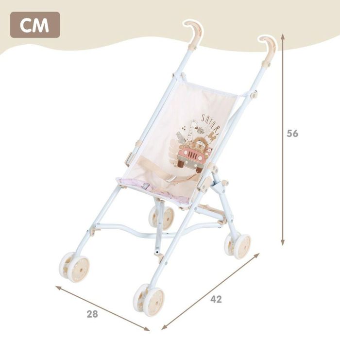 Silla para Muñecas Colorbaby Safari 27 x 56 x 53 cm Plegable 12 Unidades 1 Silla para Muñecas Colorbaby Safari 27 x 56 x 53 cm Plegable 12 Unidades 1