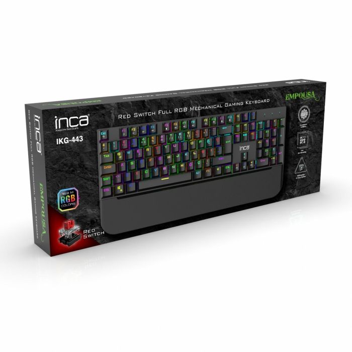 Incase Gaming Tastatur IKG-443 Mechanisch. RGB. dt. Layout 3 Incase Gaming Tastatur IKG-443 Mechanisch. RGB. dt. Layout 3